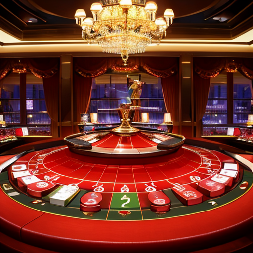 カジノの定番ルーレットのアップ