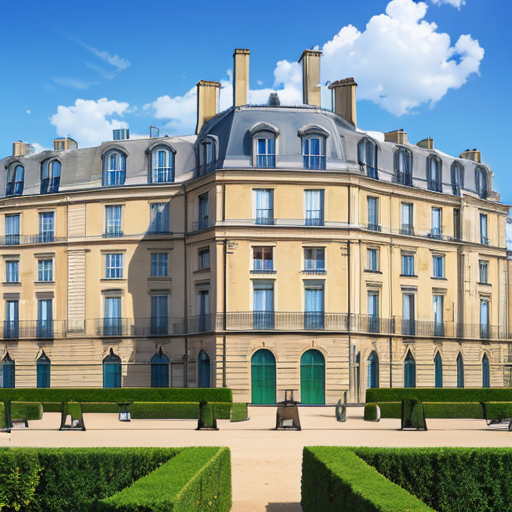 とても立派なフランスの建物