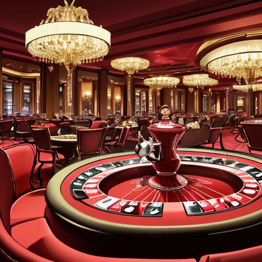 豪華なカジノの背景イラスト