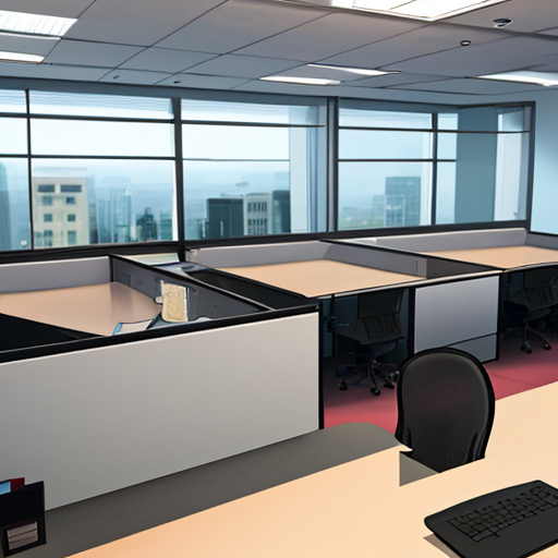 きれいに整えられたオフィス