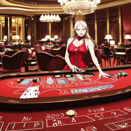 美人な女性がディーラーしているカジノ