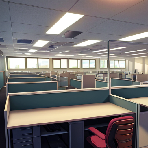 誰もいないオフィス