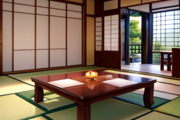 落ち着けそうな和室ホテルの背景画像