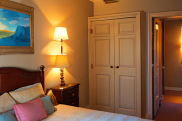 おしゃれな雰囲気の寝室