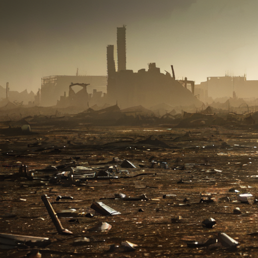 荒れ果てすぎて人がまったく住んでいなさそうな荒野