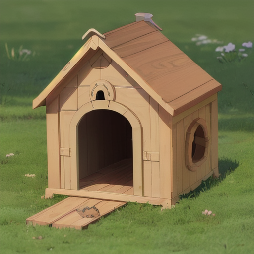 整ったなかなか立派な犬小屋