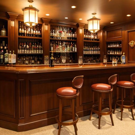 いい雰囲気を出しているバーの無料背景